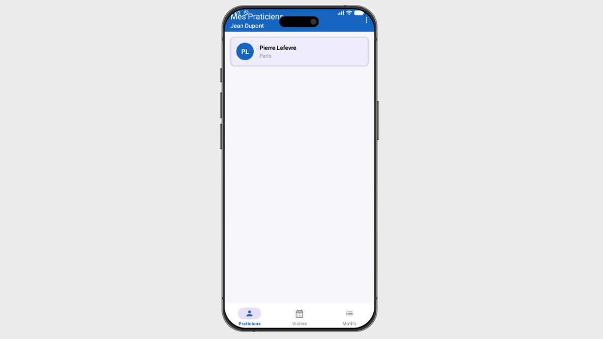 GSB Visite API/Application
